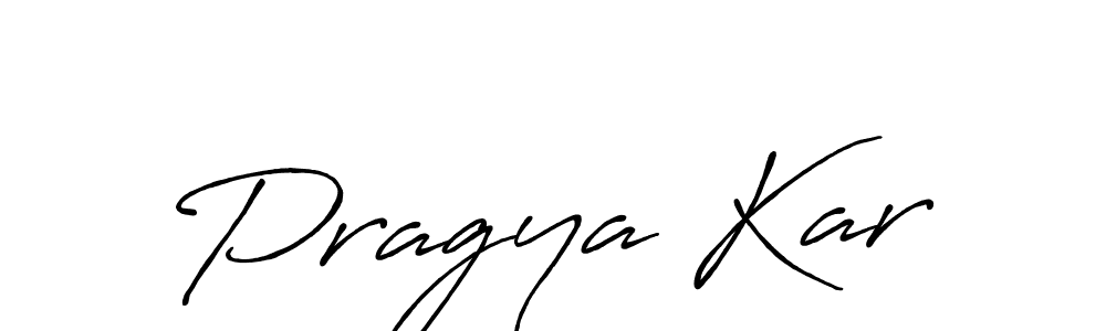 Make a short Pragya Kar signature style. Manage your documents anywhere anytime using Antro_Vectra_Bolder. Create and add eSignatures, submit forms, share and send files easily. Pragya Kar signature style 7 images and pictures png