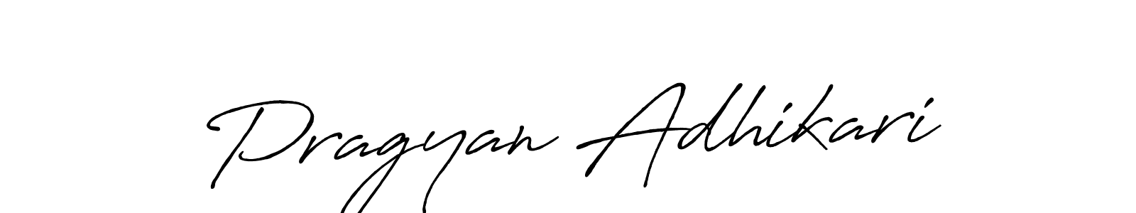 Use a signature maker to create a handwritten signature online. With this signature software, you can design (Antro_Vectra_Bolder) your own signature for name Pragyan Adhikari. Pragyan Adhikari signature style 7 images and pictures png