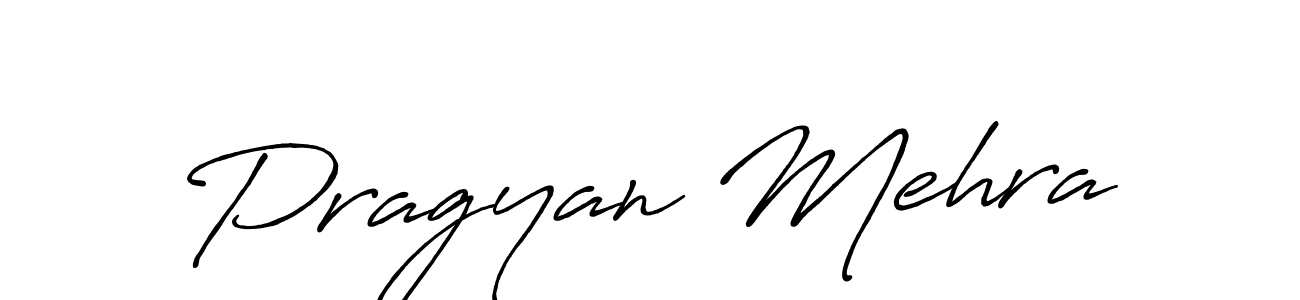 How to make Pragyan Mehra signature? Antro_Vectra_Bolder is a professional autograph style. Create handwritten signature for Pragyan Mehra name. Pragyan Mehra signature style 7 images and pictures png