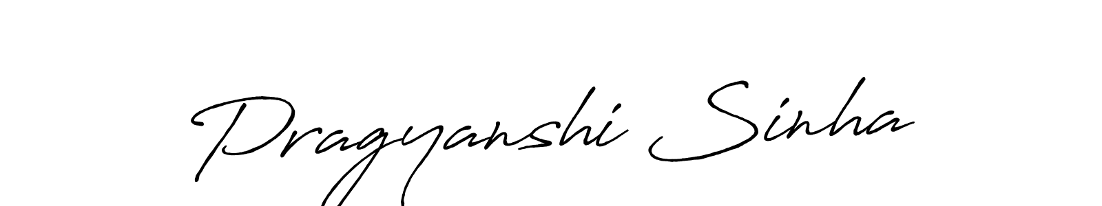 It looks lik you need a new signature style for name Pragyanshi Sinha. Design unique handwritten (Antro_Vectra_Bolder) signature with our free signature maker in just a few clicks. Pragyanshi Sinha signature style 7 images and pictures png