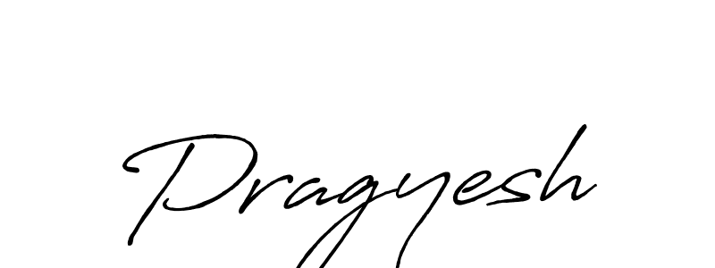 Design your own signature with our free online signature maker. With this signature software, you can create a handwritten (Antro_Vectra_Bolder) signature for name Pragyesh. Pragyesh signature style 7 images and pictures png