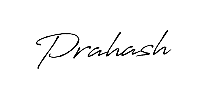 Design your own signature with our free online signature maker. With this signature software, you can create a handwritten (Antro_Vectra_Bolder) signature for name Prahash. Prahash signature style 7 images and pictures png