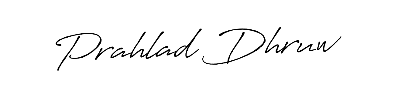 Prahlad Dhruw stylish signature style. Best Handwritten Sign (Antro_Vectra_Bolder) for my name. Handwritten Signature Collection Ideas for my name Prahlad Dhruw. Prahlad Dhruw signature style 7 images and pictures png