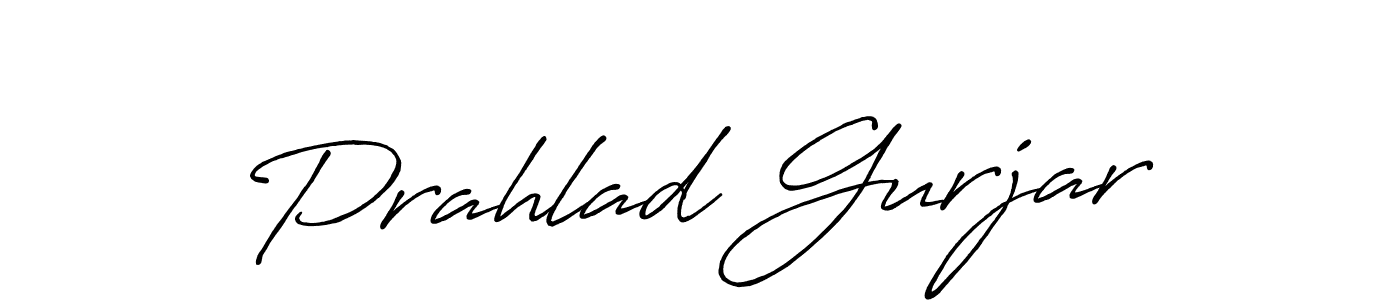Similarly Antro_Vectra_Bolder is the best handwritten signature design. Signature creator online .You can use it as an online autograph creator for name Prahlad Gurjar. Prahlad Gurjar signature style 7 images and pictures png