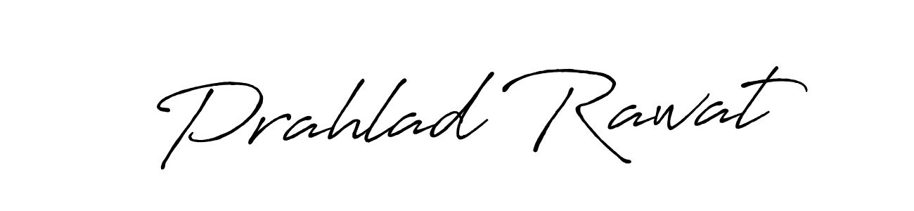 How to make Prahlad Rawat signature? Antro_Vectra_Bolder is a professional autograph style. Create handwritten signature for Prahlad Rawat name. Prahlad Rawat signature style 7 images and pictures png