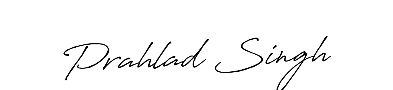 Use a signature maker to create a handwritten signature online. With this signature software, you can design (Antro_Vectra_Bolder) your own signature for name Prahlad Singh. Prahlad Singh signature style 7 images and pictures png