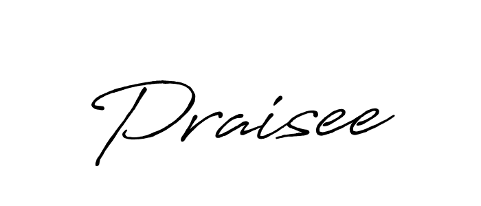 Make a beautiful signature design for name Praisee. With this signature (Antro_Vectra_Bolder) style, you can create a handwritten signature for free. Praisee signature style 7 images and pictures png
