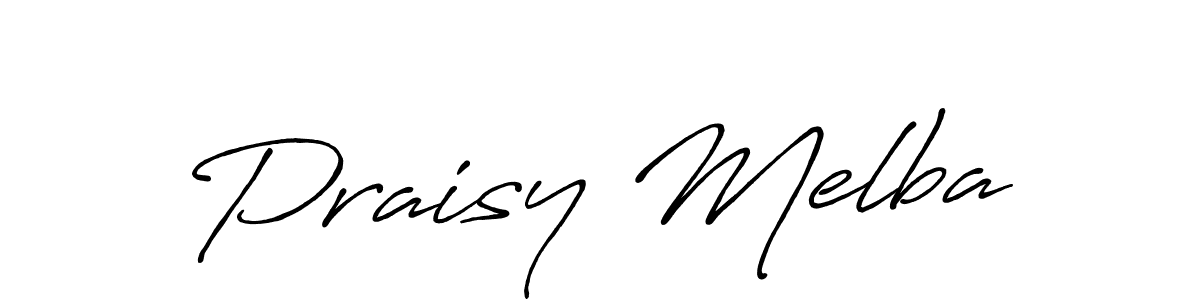 See photos of Praisy Melba official signature by Spectra . Check more albums & portfolios. Read reviews & check more about Antro_Vectra_Bolder font. Praisy Melba signature style 7 images and pictures png