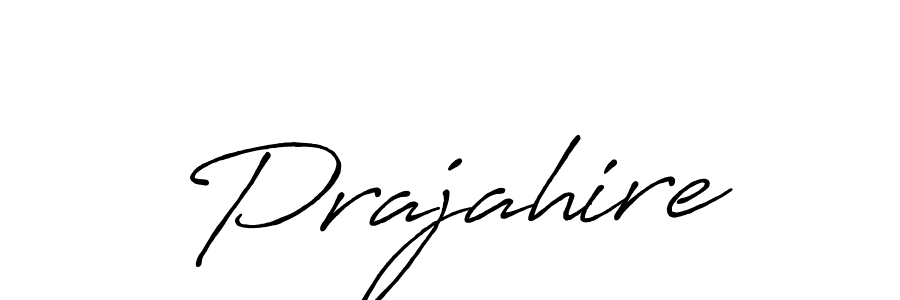 Also You can easily find your signature by using the search form. We will create Prajahire name handwritten signature images for you free of cost using Antro_Vectra_Bolder sign style. Prajahire signature style 7 images and pictures png