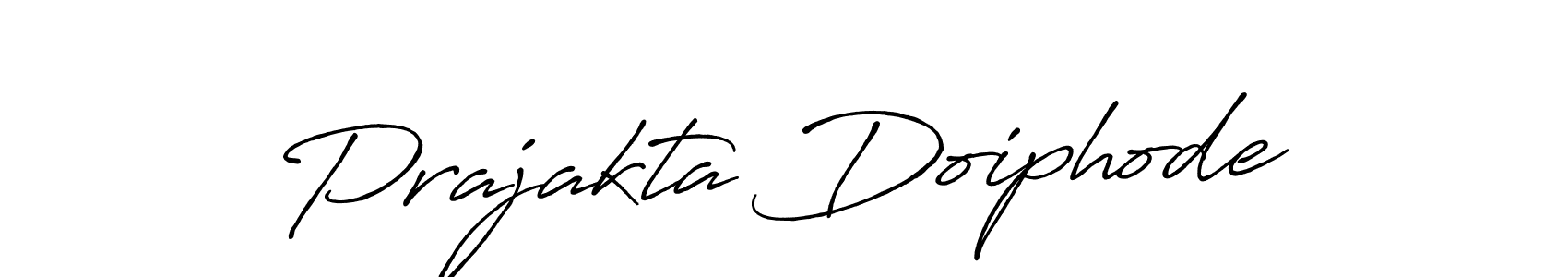 Also You can easily find your signature by using the search form. We will create Prajakta Doiphode name handwritten signature images for you free of cost using Antro_Vectra_Bolder sign style. Prajakta Doiphode signature style 7 images and pictures png