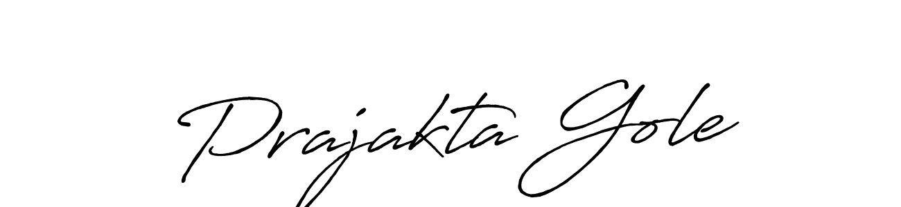 Prajakta Gole stylish signature style. Best Handwritten Sign (Antro_Vectra_Bolder) for my name. Handwritten Signature Collection Ideas for my name Prajakta Gole. Prajakta Gole signature style 7 images and pictures png