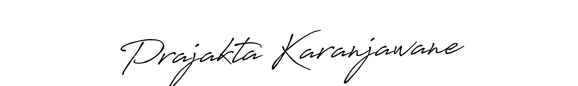 Similarly Antro_Vectra_Bolder is the best handwritten signature design. Signature creator online .You can use it as an online autograph creator for name Prajakta Karanjawane. Prajakta Karanjawane signature style 7 images and pictures png