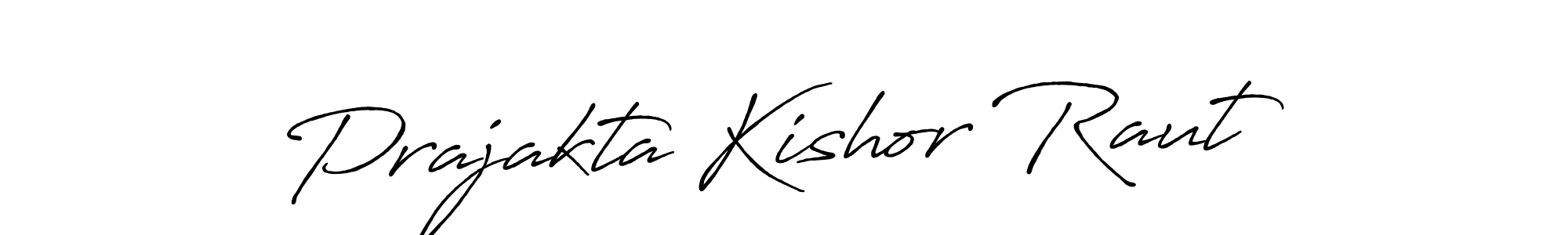 Use a signature maker to create a handwritten signature online. With this signature software, you can design (Antro_Vectra_Bolder) your own signature for name Prajakta Kishor Raut. Prajakta Kishor Raut signature style 7 images and pictures png