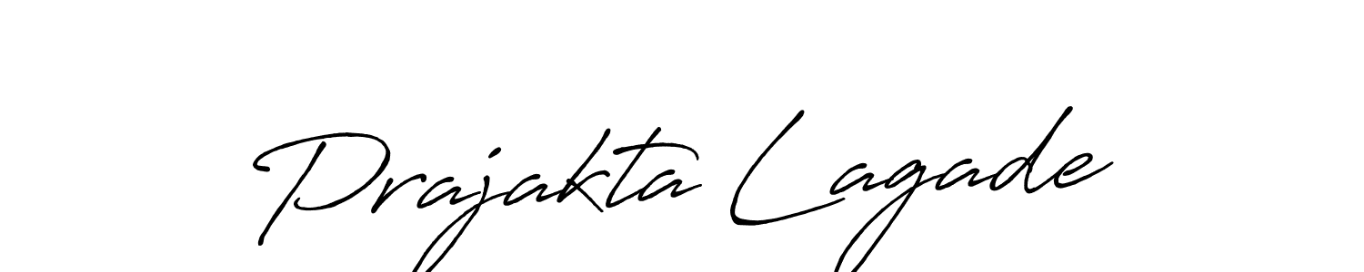 It looks lik you need a new signature style for name Prajakta Lagade. Design unique handwritten (Antro_Vectra_Bolder) signature with our free signature maker in just a few clicks. Prajakta Lagade signature style 7 images and pictures png