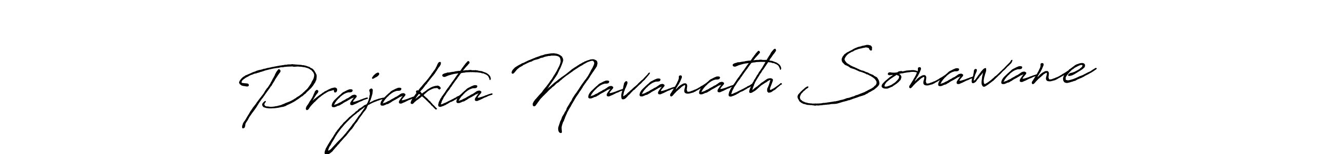 Design your own signature with our free online signature maker. With this signature software, you can create a handwritten (Antro_Vectra_Bolder) signature for name Prajakta Navanath Sonawane. Prajakta Navanath Sonawane signature style 7 images and pictures png