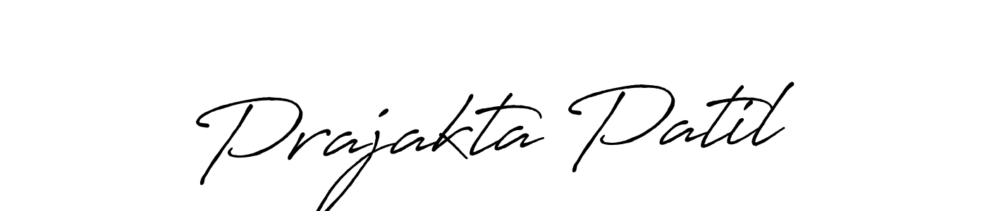 It looks lik you need a new signature style for name Prajakta Patil. Design unique handwritten (Antro_Vectra_Bolder) signature with our free signature maker in just a few clicks. Prajakta Patil signature style 7 images and pictures png