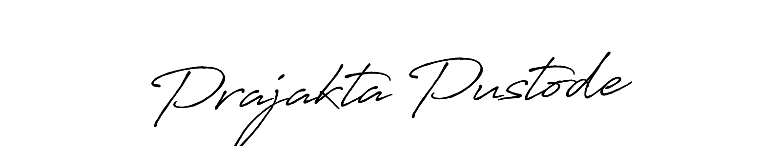 if you are searching for the best signature style for your name Prajakta Pustode. so please give up your signature search. here we have designed multiple signature styles  using Antro_Vectra_Bolder. Prajakta Pustode signature style 7 images and pictures png