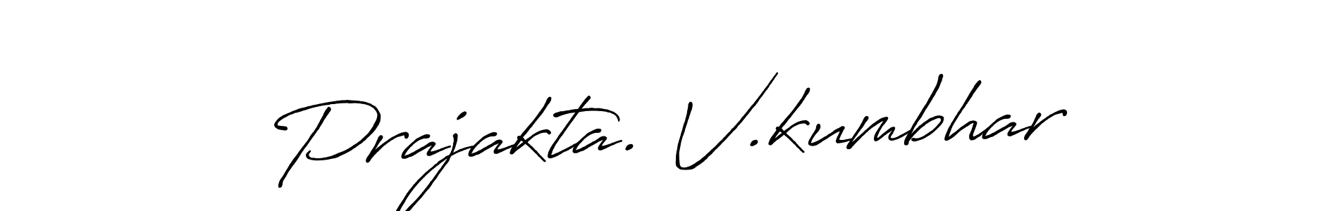 This is the best signature style for the Prajakta. V.kumbhar name. Also you like these signature font (Antro_Vectra_Bolder). Mix name signature. Prajakta. V.kumbhar signature style 7 images and pictures png