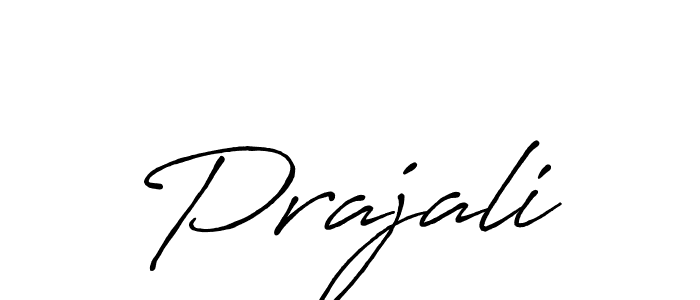 Use a signature maker to create a handwritten signature online. With this signature software, you can design (Antro_Vectra_Bolder) your own signature for name Prajali. Prajali signature style 7 images and pictures png