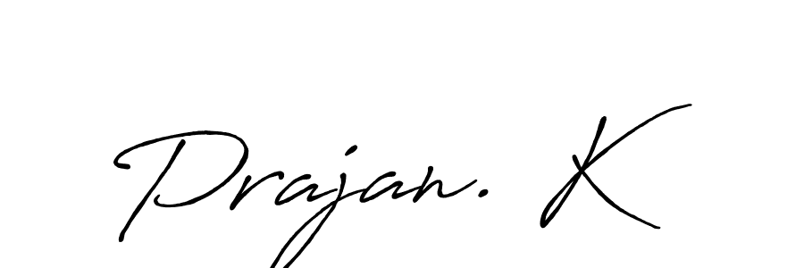 How to Draw Prajan. K signature style? Antro_Vectra_Bolder is a latest design signature styles for name Prajan. K. Prajan. K signature style 7 images and pictures png