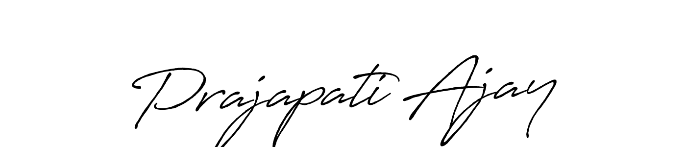 Best and Professional Signature Style for Prajapati Ajay. Antro_Vectra_Bolder Best Signature Style Collection. Prajapati Ajay signature style 7 images and pictures png