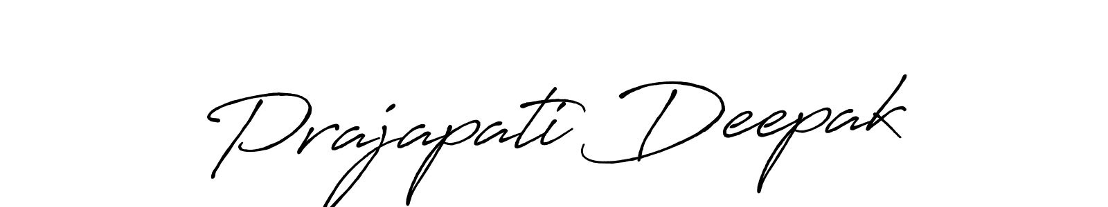 Use a signature maker to create a handwritten signature online. With this signature software, you can design (Antro_Vectra_Bolder) your own signature for name Prajapati Deepak. Prajapati Deepak signature style 7 images and pictures png
