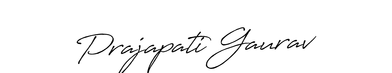 You should practise on your own different ways (Antro_Vectra_Bolder) to write your name (Prajapati Gaurav) in signature. don't let someone else do it for you. Prajapati Gaurav signature style 7 images and pictures png