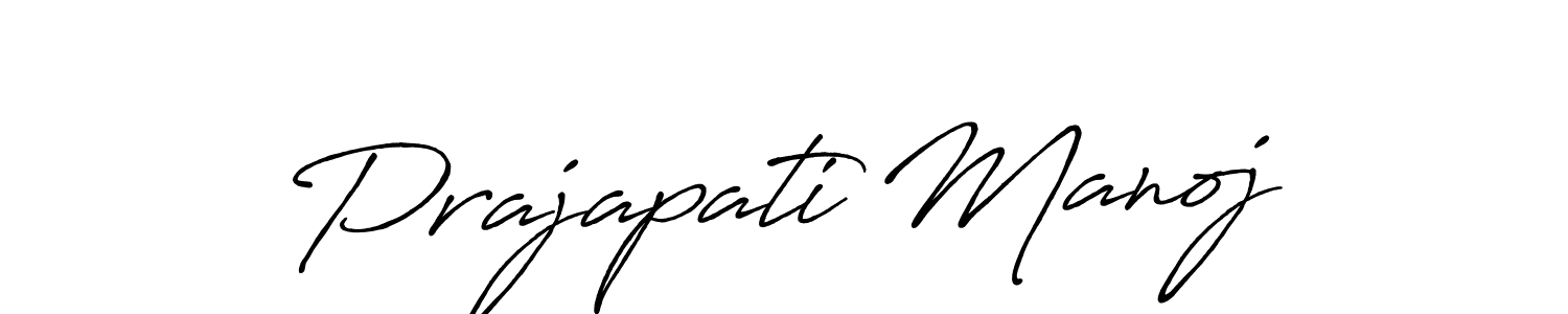 It looks lik you need a new signature style for name Prajapati Manoj. Design unique handwritten (Antro_Vectra_Bolder) signature with our free signature maker in just a few clicks. Prajapati Manoj signature style 7 images and pictures png