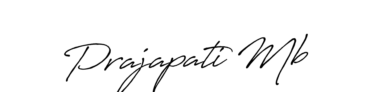 Also we have Prajapati Mb name is the best signature style. Create professional handwritten signature collection using Antro_Vectra_Bolder autograph style. Prajapati Mb signature style 7 images and pictures png