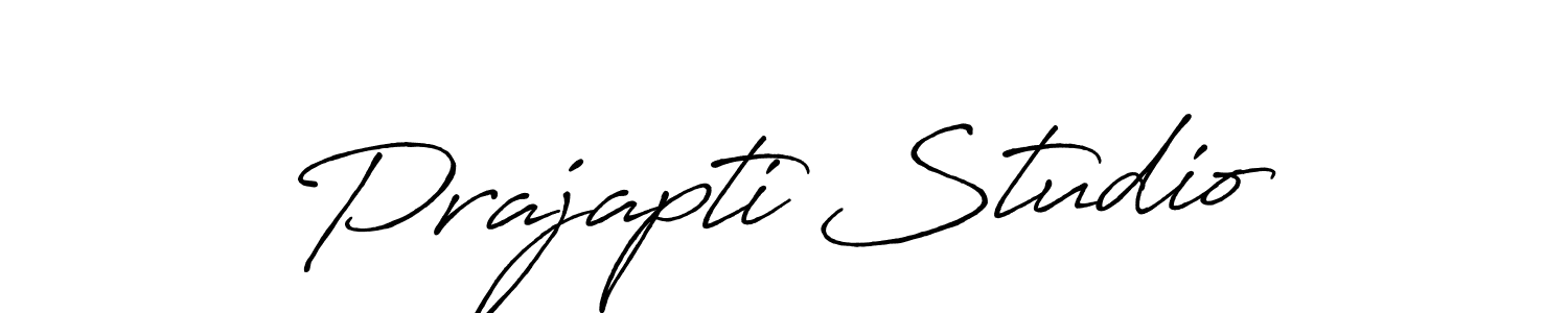 if you are searching for the best signature style for your name Prajapti Studio. so please give up your signature search. here we have designed multiple signature styles  using Antro_Vectra_Bolder. Prajapti Studio signature style 7 images and pictures png