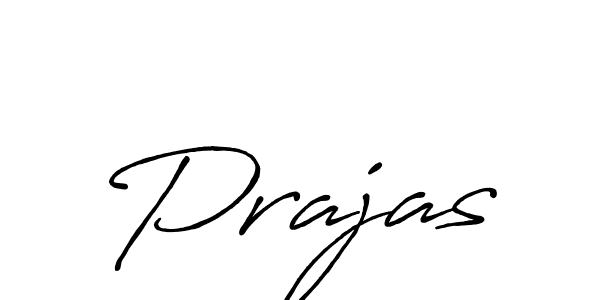 Use a signature maker to create a handwritten signature online. With this signature software, you can design (Antro_Vectra_Bolder) your own signature for name Prajas. Prajas signature style 7 images and pictures png