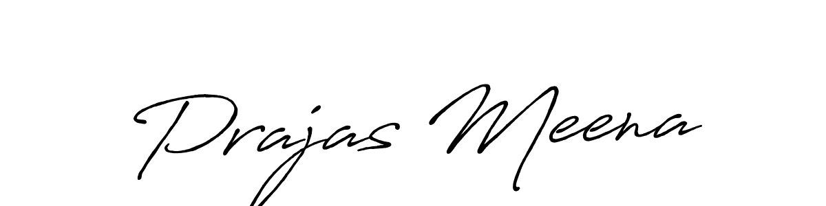 Also we have Prajas Meena name is the best signature style. Create professional handwritten signature collection using Antro_Vectra_Bolder autograph style. Prajas Meena signature style 7 images and pictures png