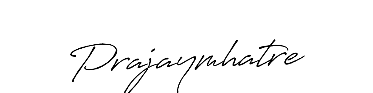 Use a signature maker to create a handwritten signature online. With this signature software, you can design (Antro_Vectra_Bolder) your own signature for name Prajaymhatre. Prajaymhatre signature style 7 images and pictures png