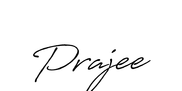 Make a beautiful signature design for name Prajee. With this signature (Antro_Vectra_Bolder) style, you can create a handwritten signature for free. Prajee signature style 7 images and pictures png