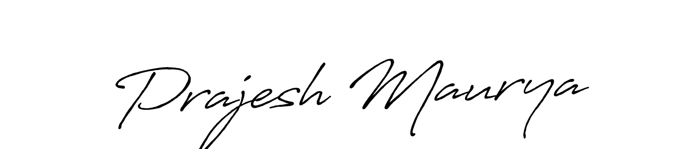 How to make Prajesh Maurya signature? Antro_Vectra_Bolder is a professional autograph style. Create handwritten signature for Prajesh Maurya name. Prajesh Maurya signature style 7 images and pictures png