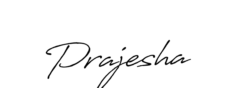 How to make Prajesha signature? Antro_Vectra_Bolder is a professional autograph style. Create handwritten signature for Prajesha name. Prajesha signature style 7 images and pictures png