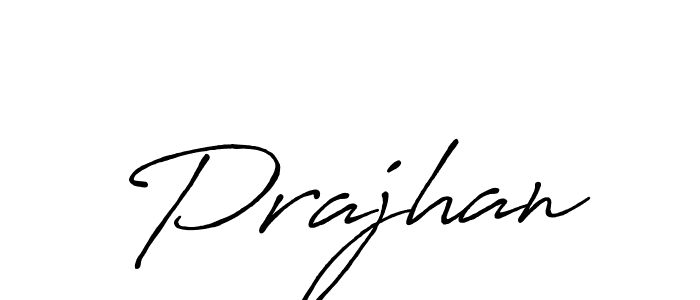 Design your own signature with our free online signature maker. With this signature software, you can create a handwritten (Antro_Vectra_Bolder) signature for name Prajhan. Prajhan signature style 7 images and pictures png