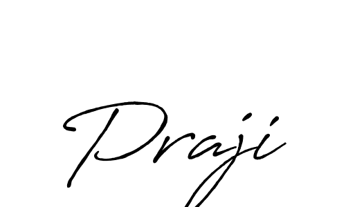 Praji stylish signature style. Best Handwritten Sign (Antro_Vectra_Bolder) for my name. Handwritten Signature Collection Ideas for my name Praji. Praji signature style 7 images and pictures png