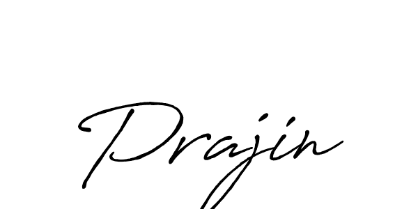 How to make Prajin signature? Antro_Vectra_Bolder is a professional autograph style. Create handwritten signature for Prajin name. Prajin signature style 7 images and pictures png