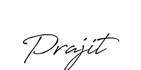 How to make Prajit name signature. Use Antro_Vectra_Bolder style for creating short signs online. This is the latest handwritten sign. Prajit signature style 7 images and pictures png