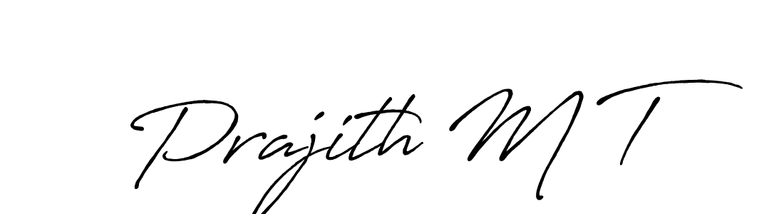 This is the best signature style for the Prajith M T name. Also you like these signature font (Antro_Vectra_Bolder). Mix name signature. Prajith M T signature style 7 images and pictures png