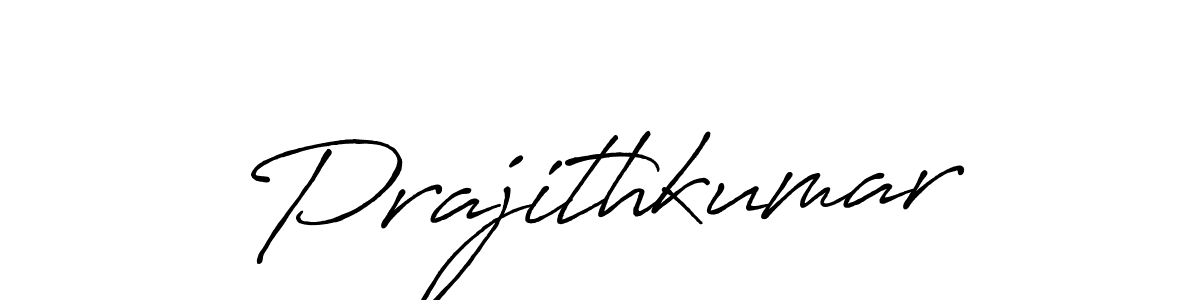 Use a signature maker to create a handwritten signature online. With this signature software, you can design (Antro_Vectra_Bolder) your own signature for name Prajithkumar. Prajithkumar signature style 7 images and pictures png
