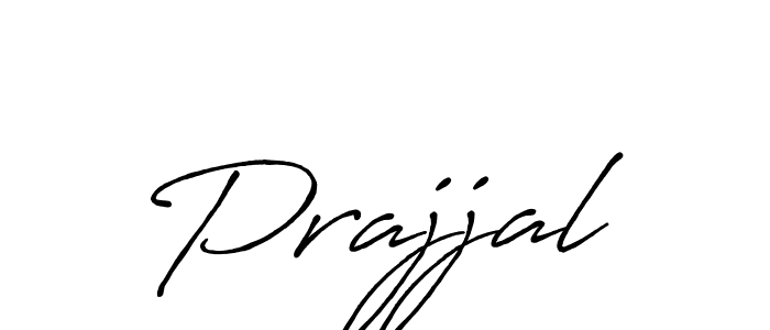 Make a beautiful signature design for name Prajjal. With this signature (Antro_Vectra_Bolder) style, you can create a handwritten signature for free. Prajjal signature style 7 images and pictures png