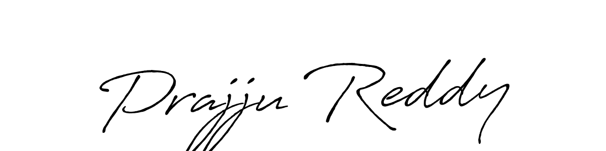 Prajju Reddy stylish signature style. Best Handwritten Sign (Antro_Vectra_Bolder) for my name. Handwritten Signature Collection Ideas for my name Prajju Reddy. Prajju Reddy signature style 7 images and pictures png