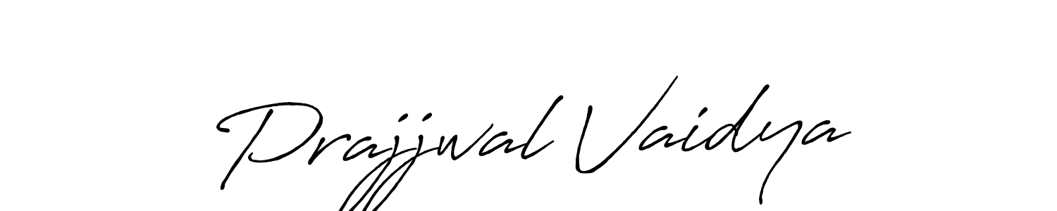 It looks lik you need a new signature style for name Prajjwal Vaidya. Design unique handwritten (Antro_Vectra_Bolder) signature with our free signature maker in just a few clicks. Prajjwal Vaidya signature style 7 images and pictures png