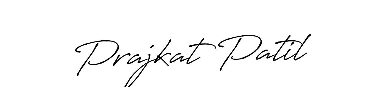 Use a signature maker to create a handwritten signature online. With this signature software, you can design (Antro_Vectra_Bolder) your own signature for name Prajkat Patil. Prajkat Patil signature style 7 images and pictures png