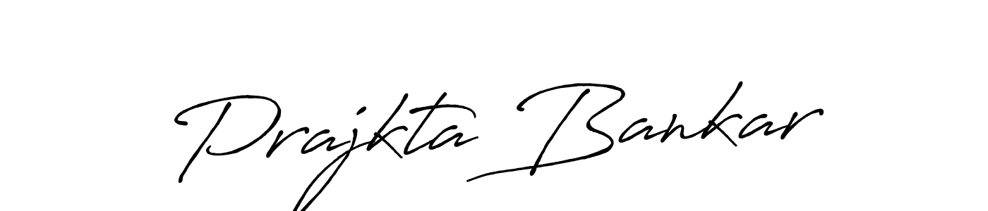 Also we have Prajkta Bankar name is the best signature style. Create professional handwritten signature collection using Antro_Vectra_Bolder autograph style. Prajkta Bankar signature style 7 images and pictures png