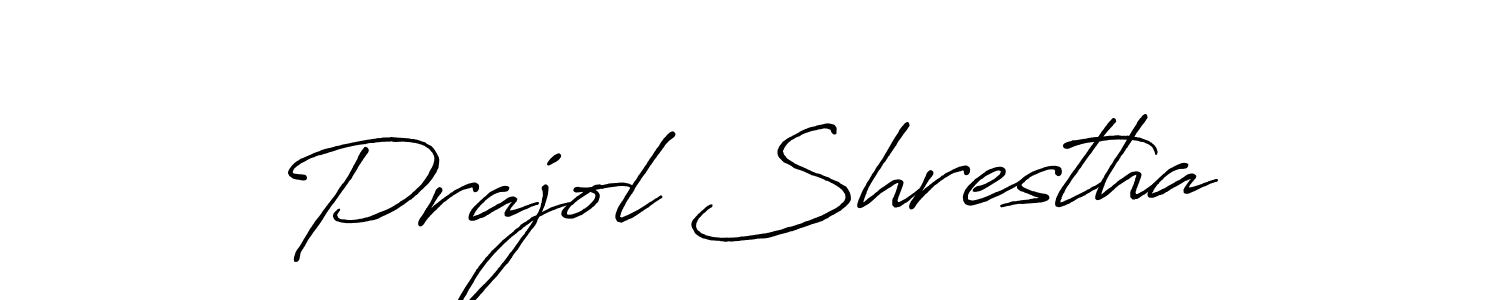 Use a signature maker to create a handwritten signature online. With this signature software, you can design (Antro_Vectra_Bolder) your own signature for name Prajol Shrestha. Prajol Shrestha signature style 7 images and pictures png