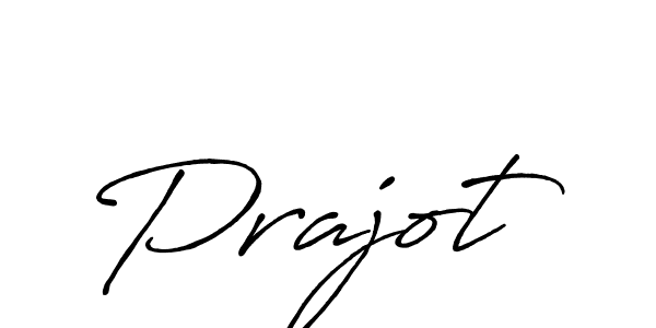 Prajot stylish signature style. Best Handwritten Sign (Antro_Vectra_Bolder) for my name. Handwritten Signature Collection Ideas for my name Prajot. Prajot signature style 7 images and pictures png