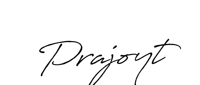 How to make Prajoyt name signature. Use Antro_Vectra_Bolder style for creating short signs online. This is the latest handwritten sign. Prajoyt signature style 7 images and pictures png